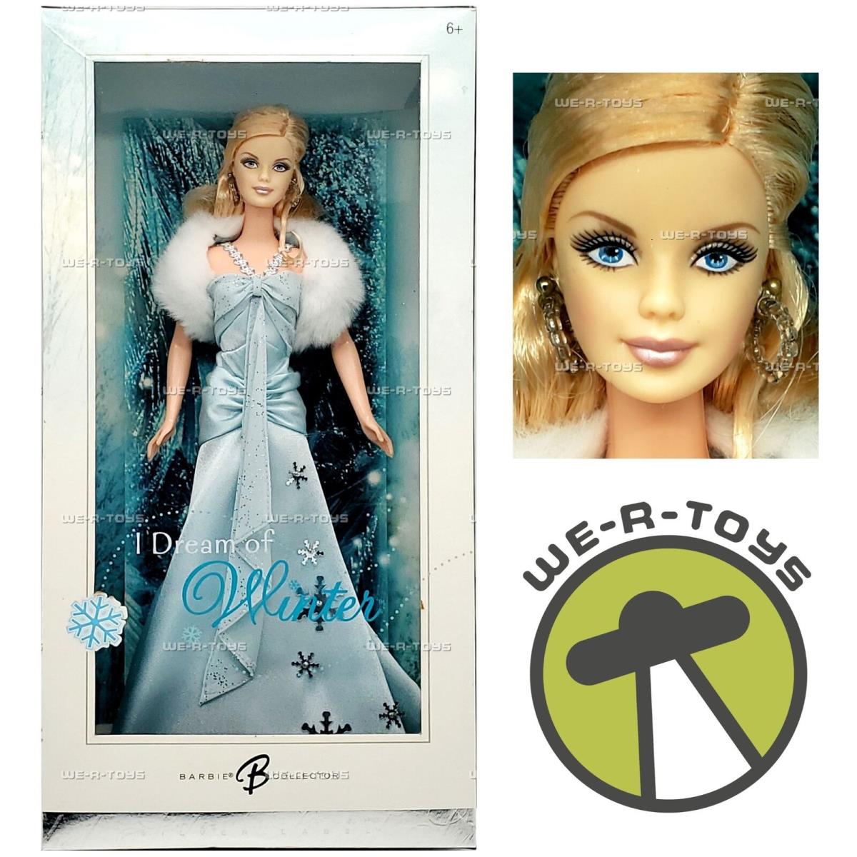 I Dream of Winter Silver Label Barbie Doll 2005 Mattel J1742