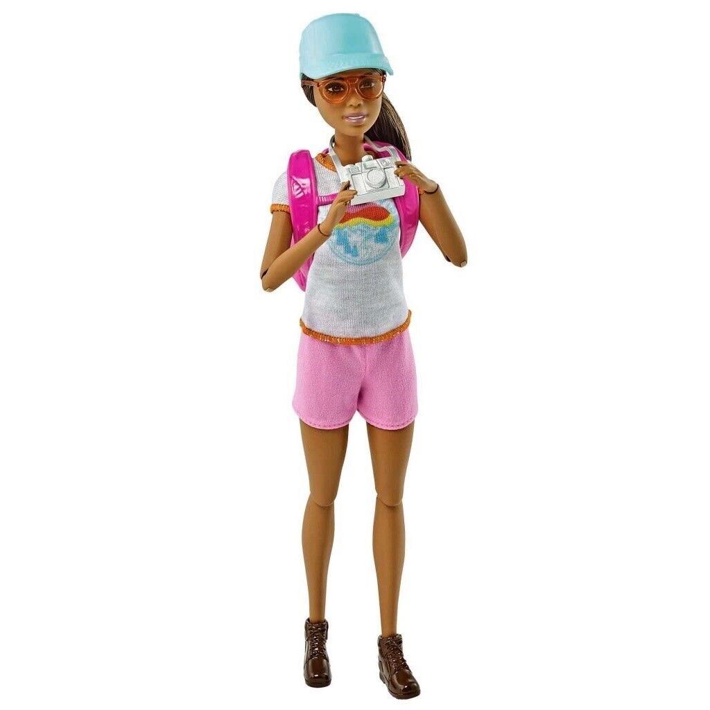 Mattel Barbie Doll with Puppy Self-care Hiking Day HNC39