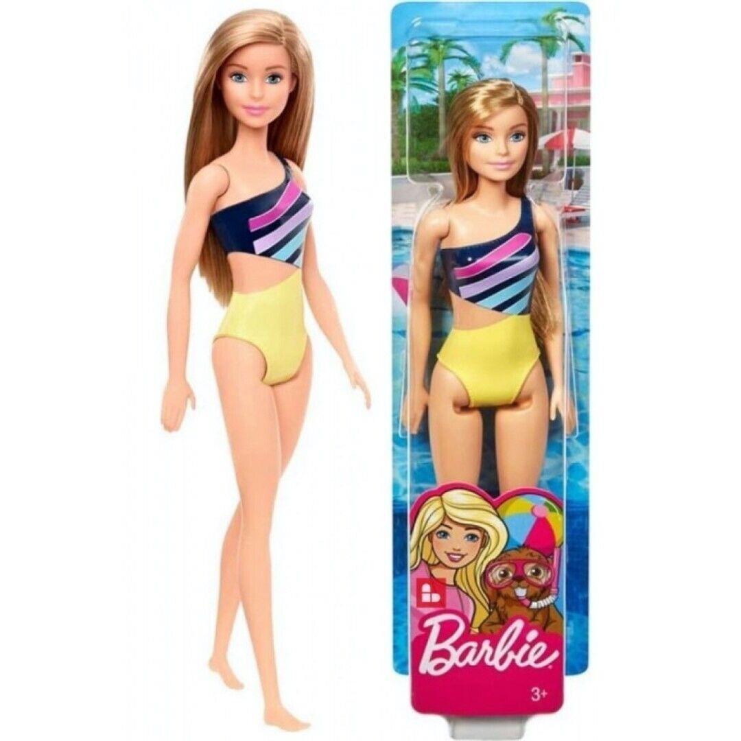 Mattel Barbie in Striped Swimsuit GHW41