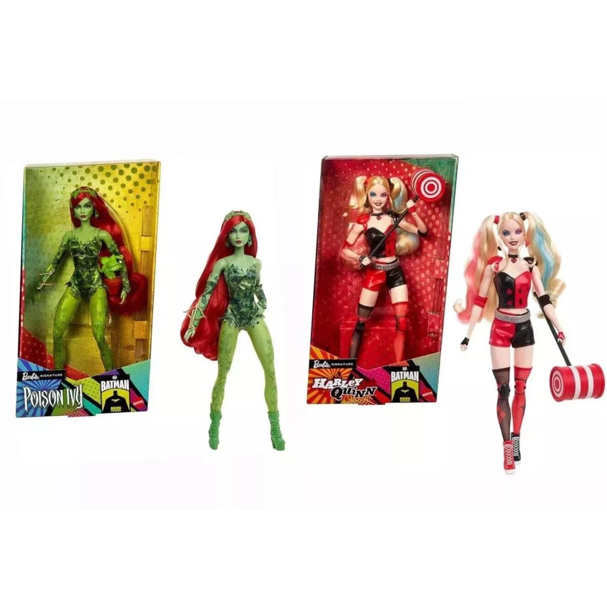 Barbie Signature x Batman 85 Years Figure Harley Quinn Poison Ivy Doll Set of 2