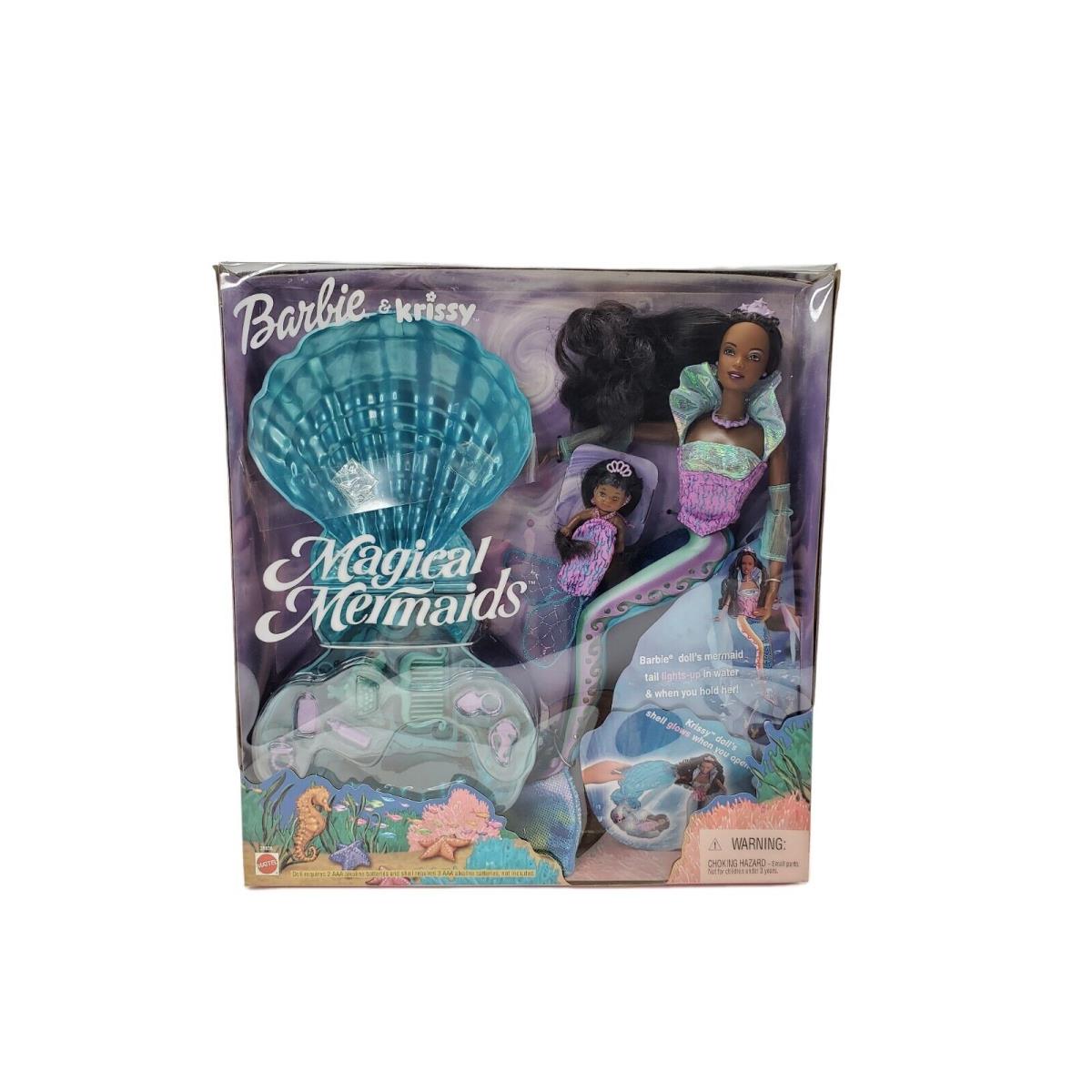 2000 Magical Mermaid Barbie Krissy African American Doll Vintage