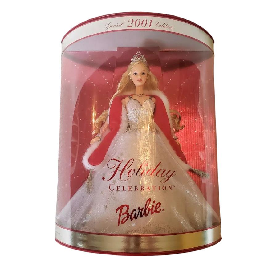 Holiday Celebration Barbie Doll 2001 Special Edition Mattel Blonde