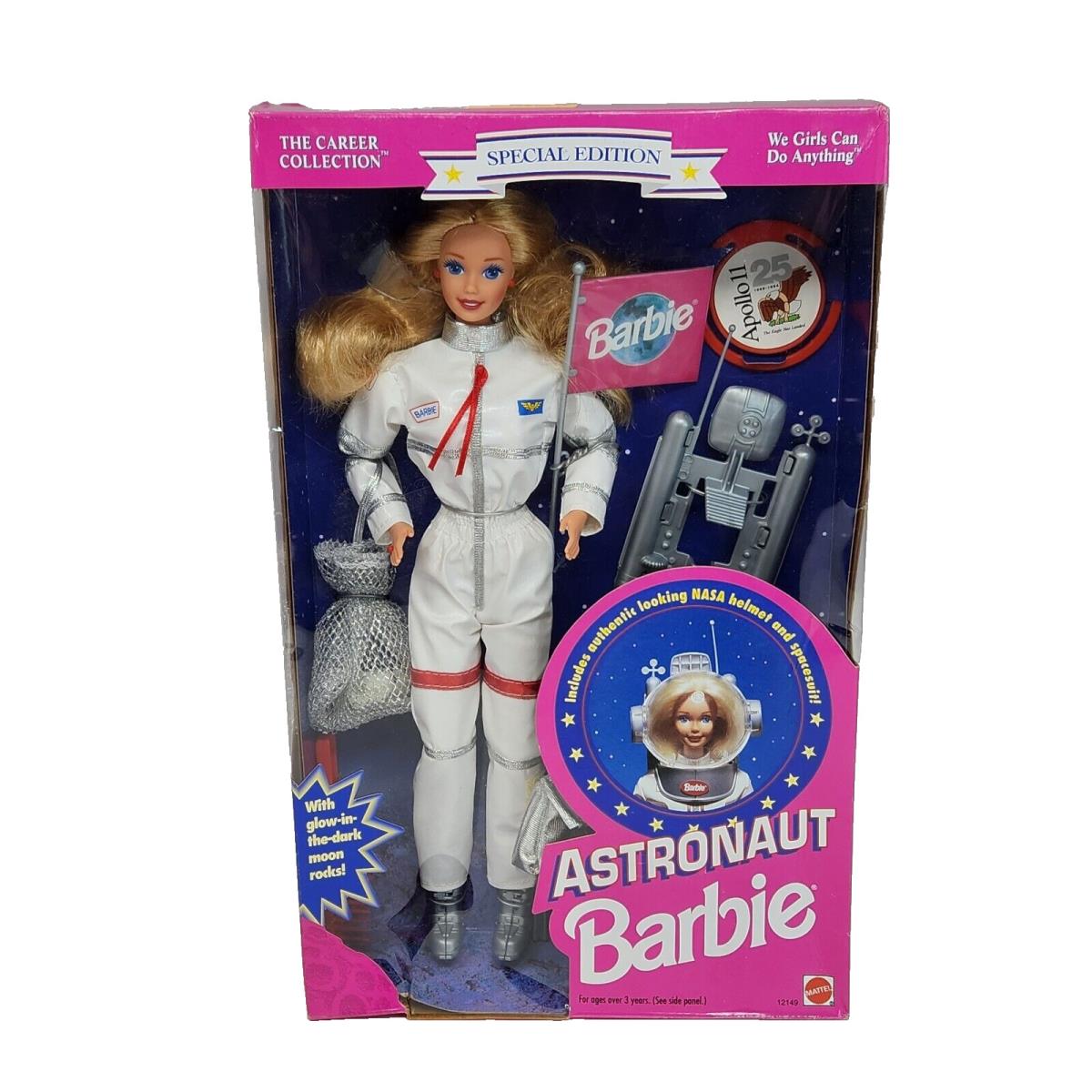 Vintage 1994 Astronaut Barbie Glow IN The Dark IN Box 12149