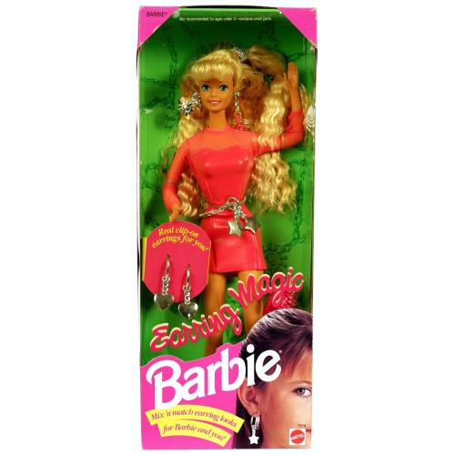 Earring Magic Barbie Doll - 7014 Never Removed From Box 1992 by Mattel