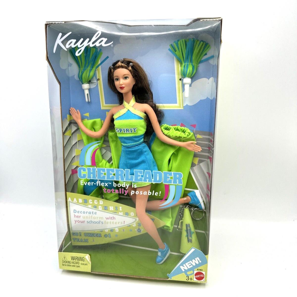 Mattel 2003 Barbie Kayla Cheerleader w/ Ever-flex Body B746 3