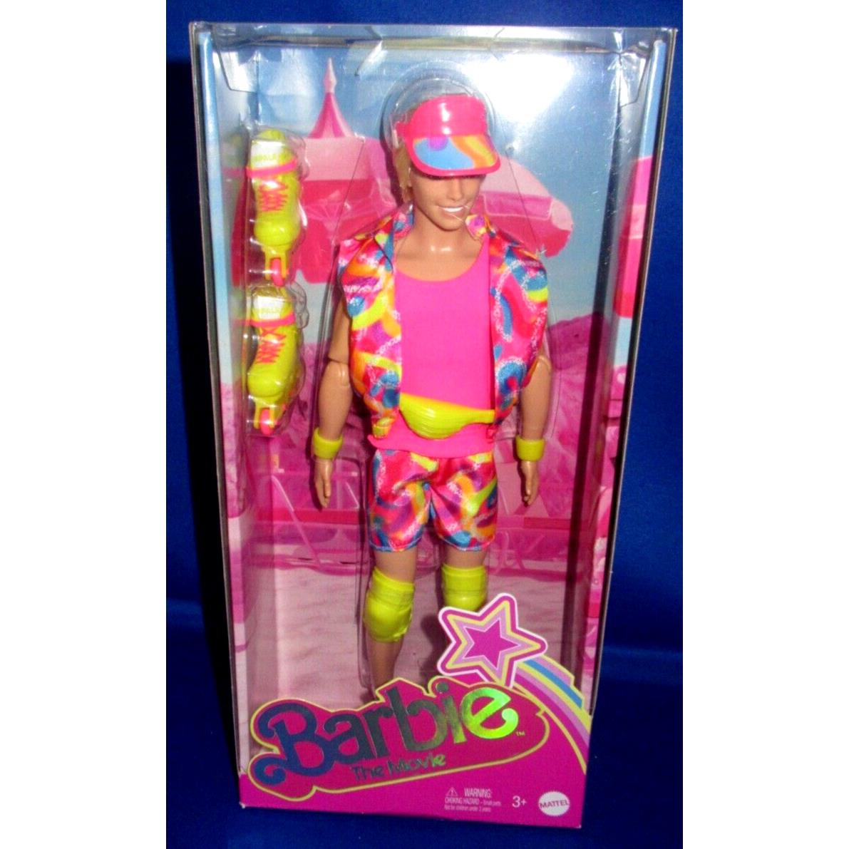 Barbie The Movie Ken Inline Skating Neon Outfit Articulated Collector Doll 2023