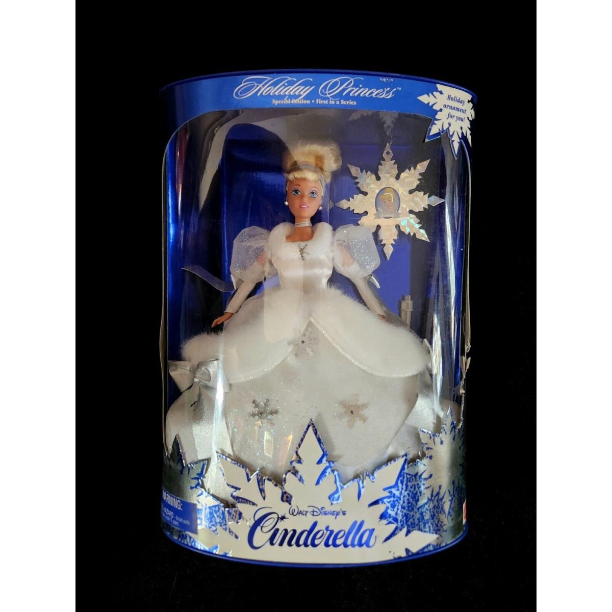 First IN A Series Vtg Holiday Princess Walt Disney`s Cinderella 1996 Barbie Doll