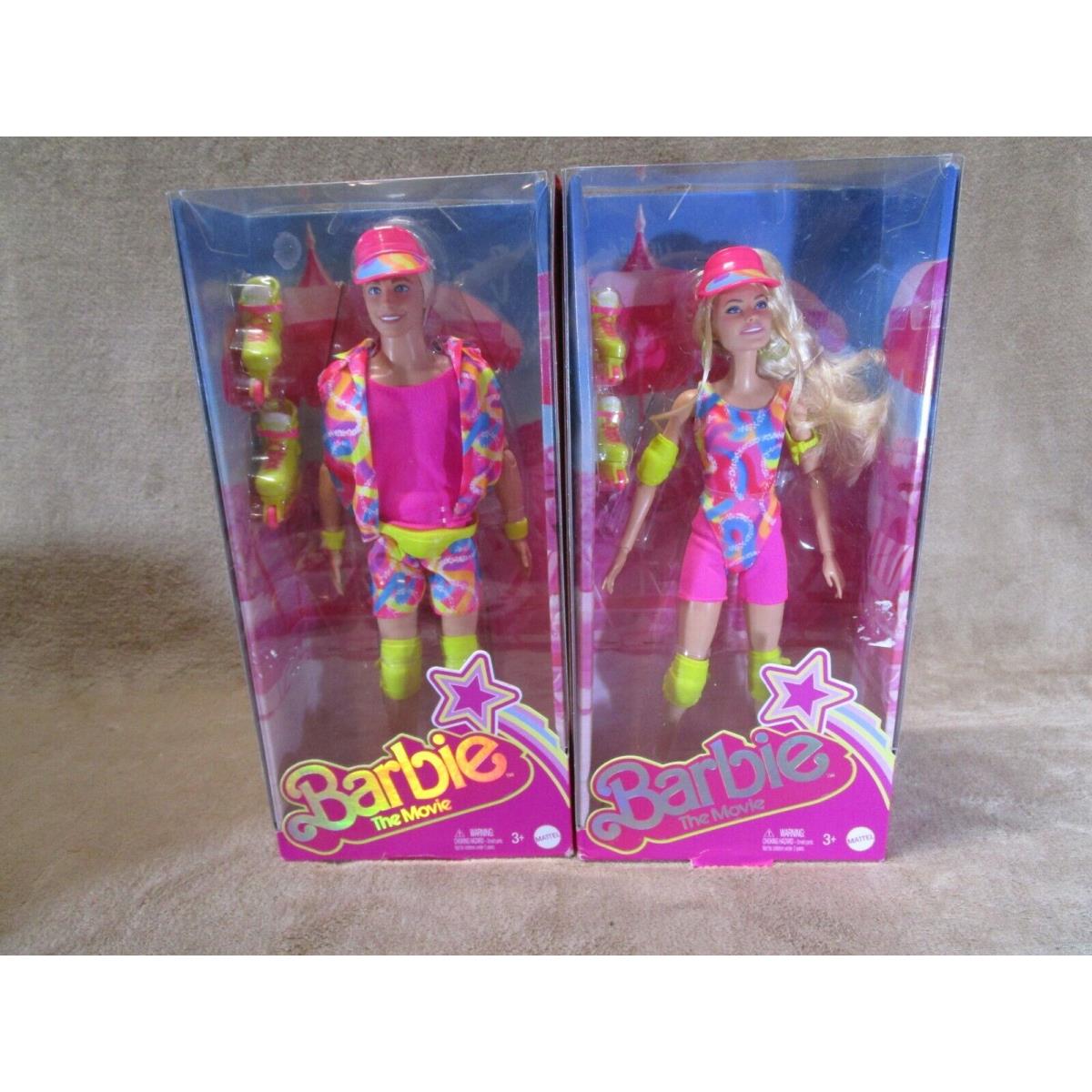 Barbie The Movie Neon Inline Roller Blade Skating Outfit Doll Ken Couple Goals