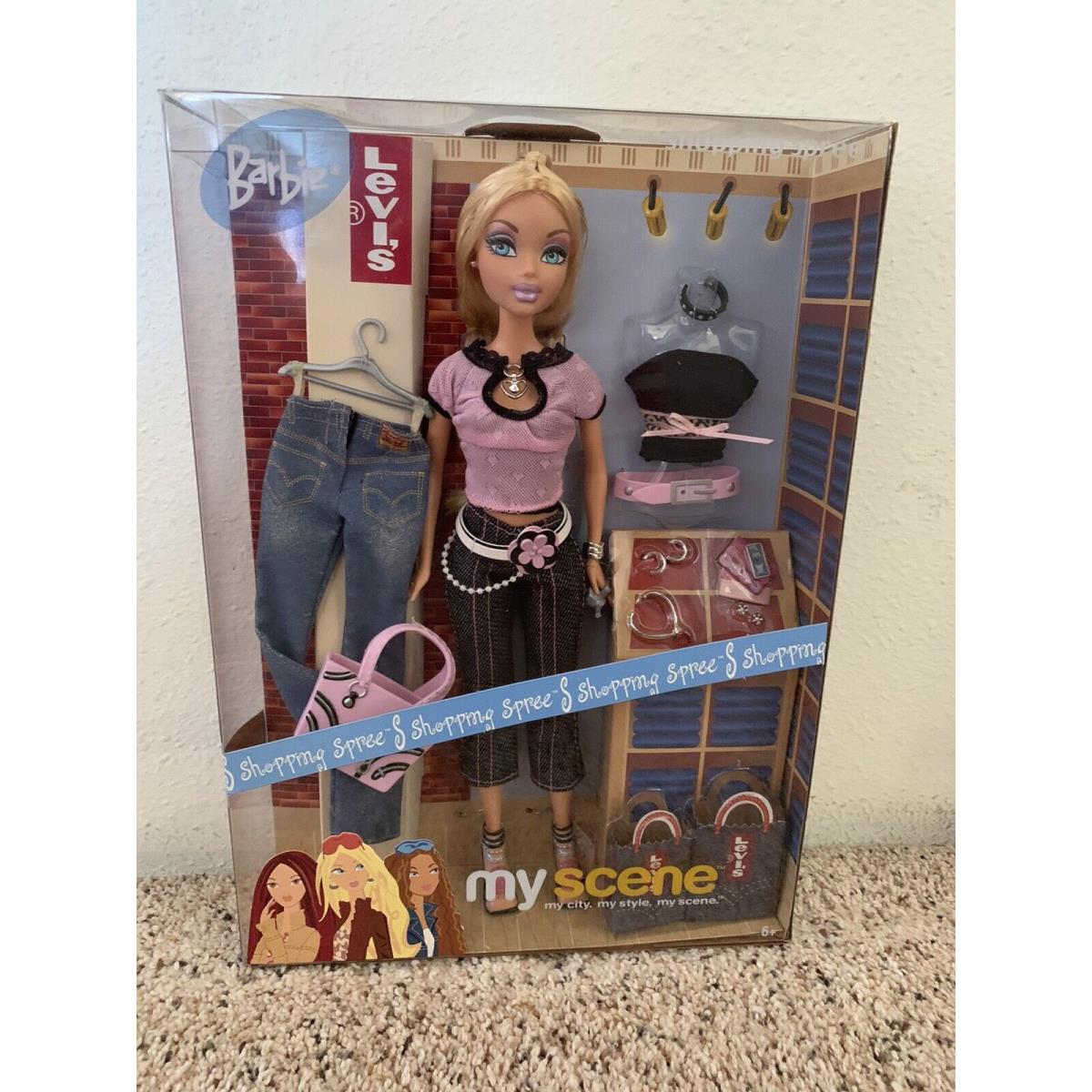 2004 Mattel My Scene Shopping Spree Barbie Levis Rare C1246 - Nrfb