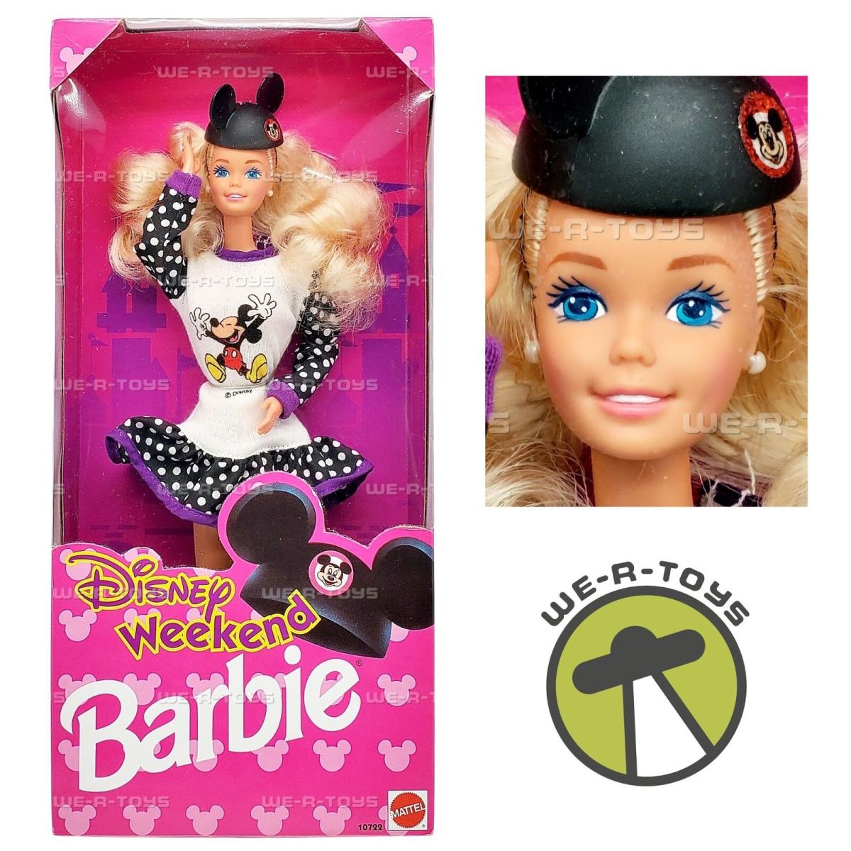 Barbie Disney Weekend Doll 1993 Mattel 10722