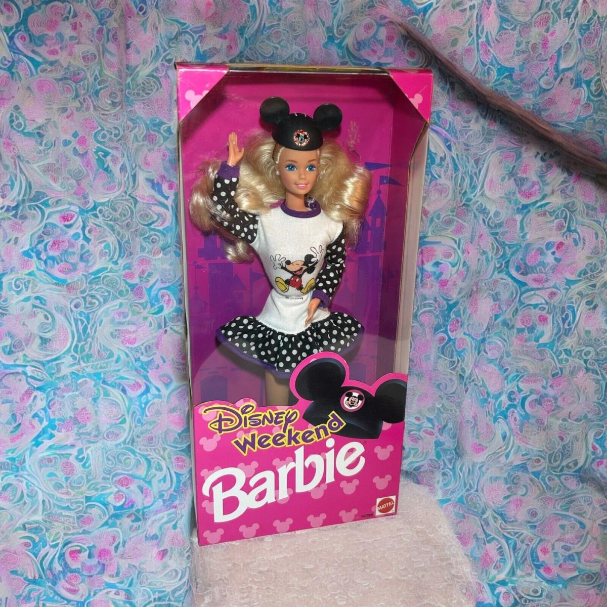 Vtg 1993 Barbie Euro Disney Weekend Doll 10722