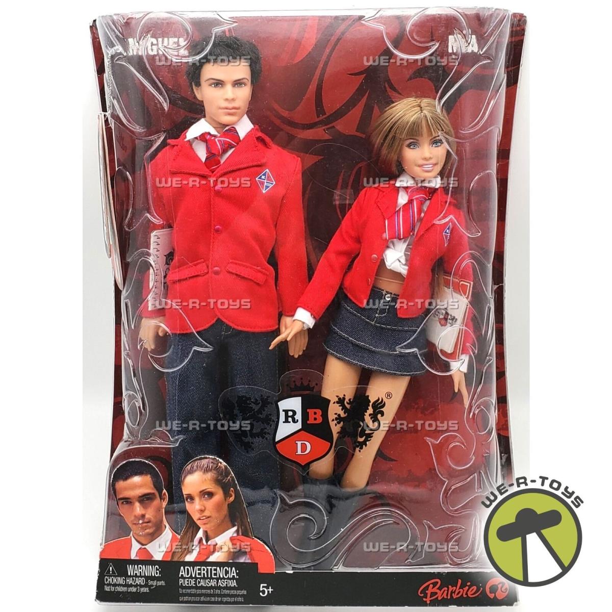 Barbie Rebelde Miguel and Mia Doll Set 2008 Mattel N2755