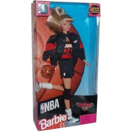 Barbie 1998 Mattel Barbie Nba Atlanta Hawks Basketball 12 Doll