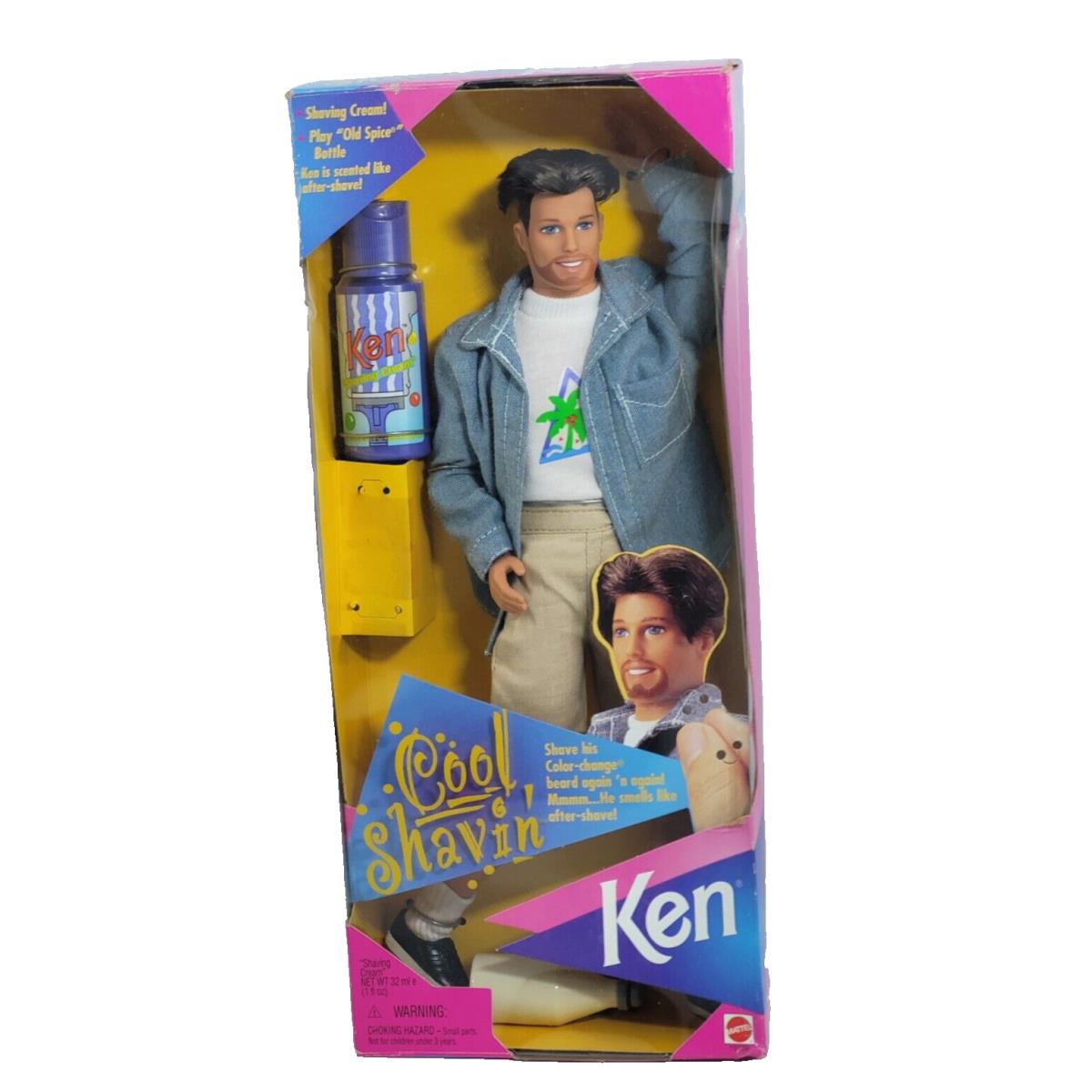 Barbie Cool Shavin` Ken Doll 1996 Mattel 15469 Nrfb