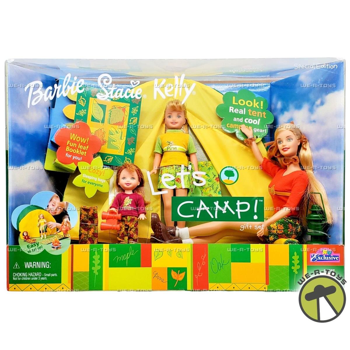 Barbie Stacie Kelly Let`s Camp Gift Set Tru Exclusive Special Edition Mattel