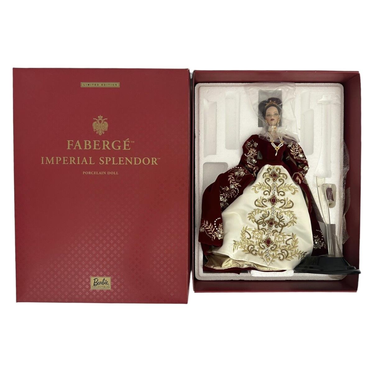 Barbie Limited Edition Faberge Imperial Splendor Porcelain Doll Mint