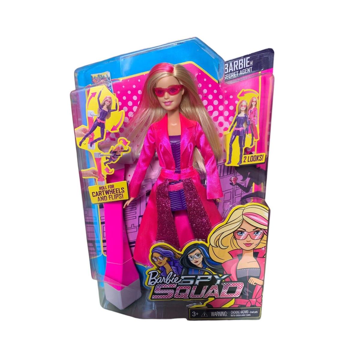 Barbie Spy Squad Barbie Secret Agent Doll 2015 Cartwheels Flips Tool