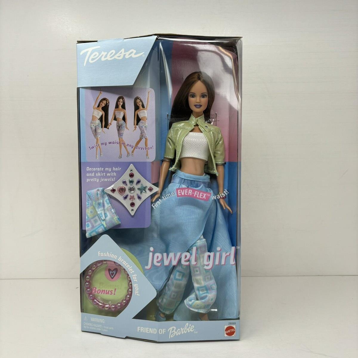 Jewel Girl Teresa Doll First Ever-flex Waist 28069 2000 Mattel Nrfb Barbie