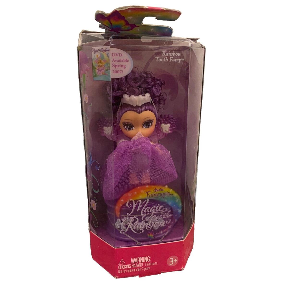 Rainbow Tooth Fairy Fairytopia Magic of The Rainbow Barbie Purple