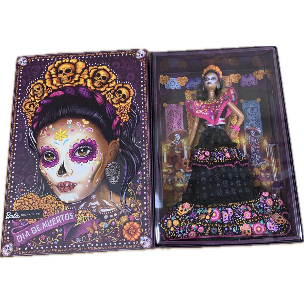 Barbie Signature Dia De Los Muertos Doll Day of The Dead GXL27 - Nob- 9293680