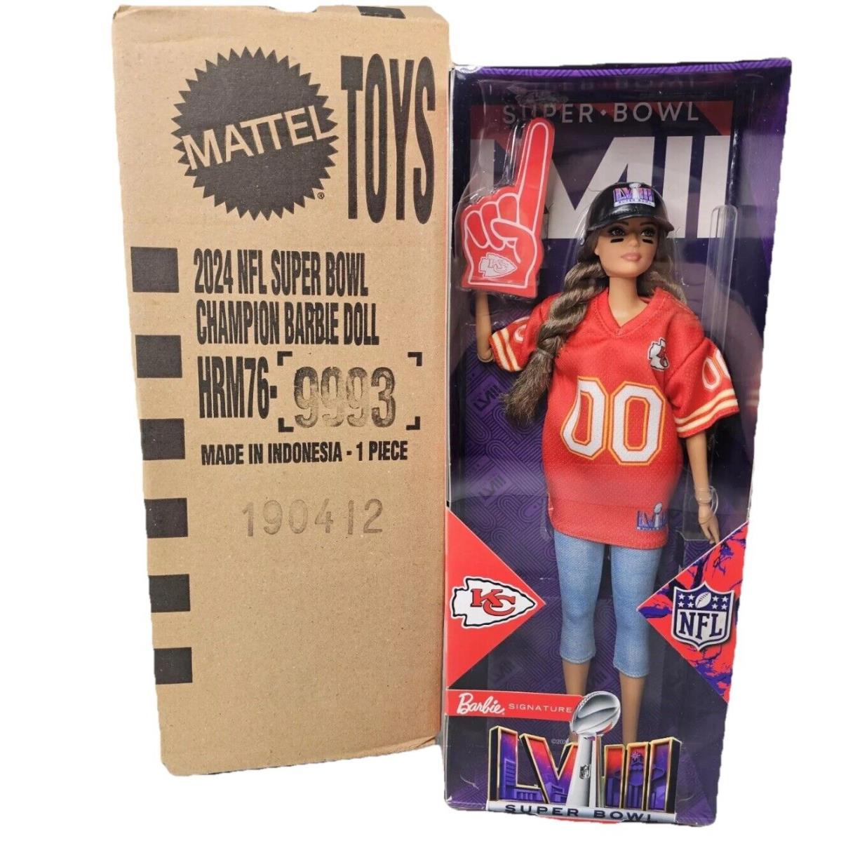 Barbie Nfl Super Bowl Champions Doll Kansas City Chiefs Signature 2024