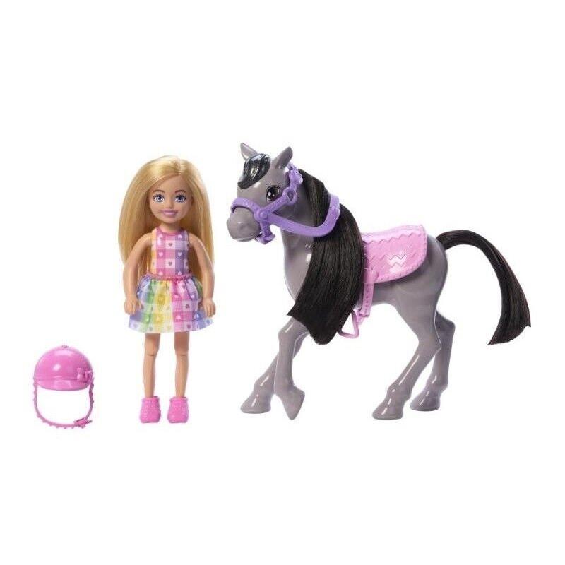 Mattel Barbie Chelsea Doll Horse Toy Set HTK29