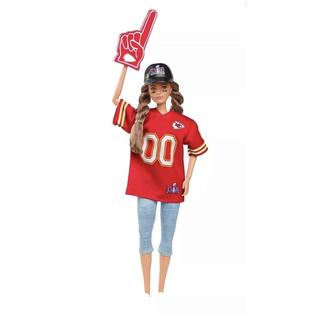 Barbie Nfl Super Bowl Lviii Champion Doll Kansas City Chiefs