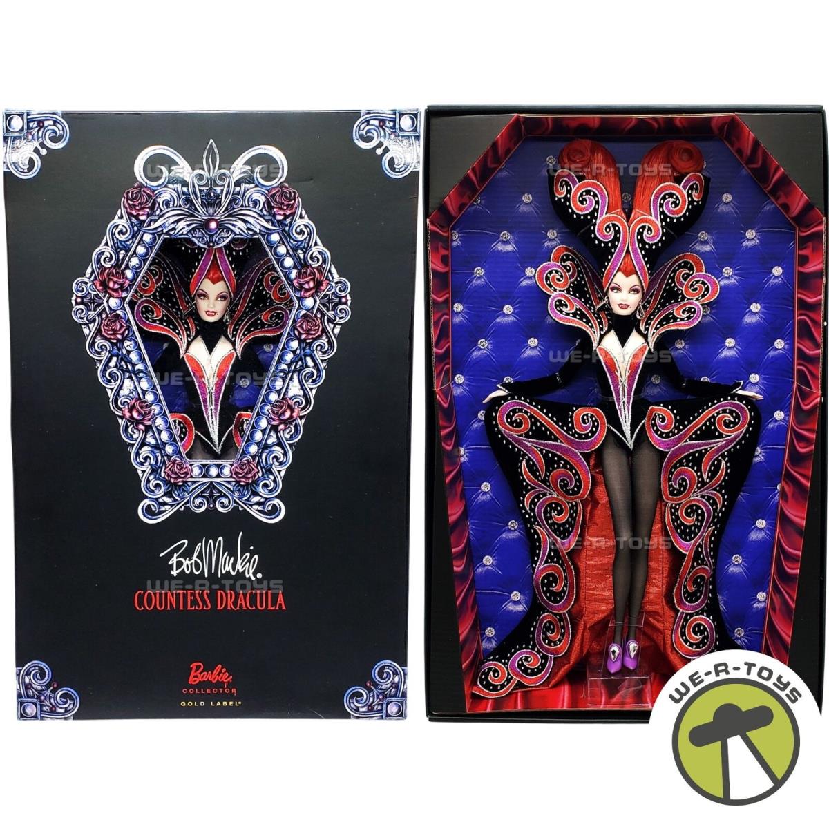 Bob Mackie Countess Dracula Barbie Collector Limited Edition Doll Gold Label