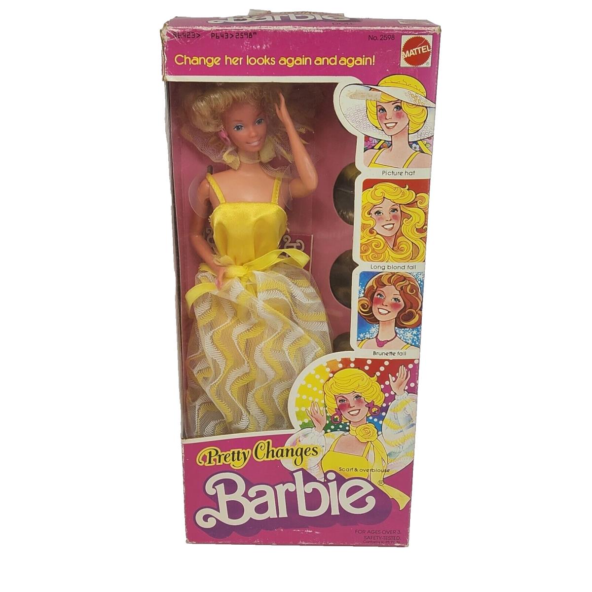 Vintage 1978 Mattel Pretty Changes Barbie Doll 2598 IN Box Nos