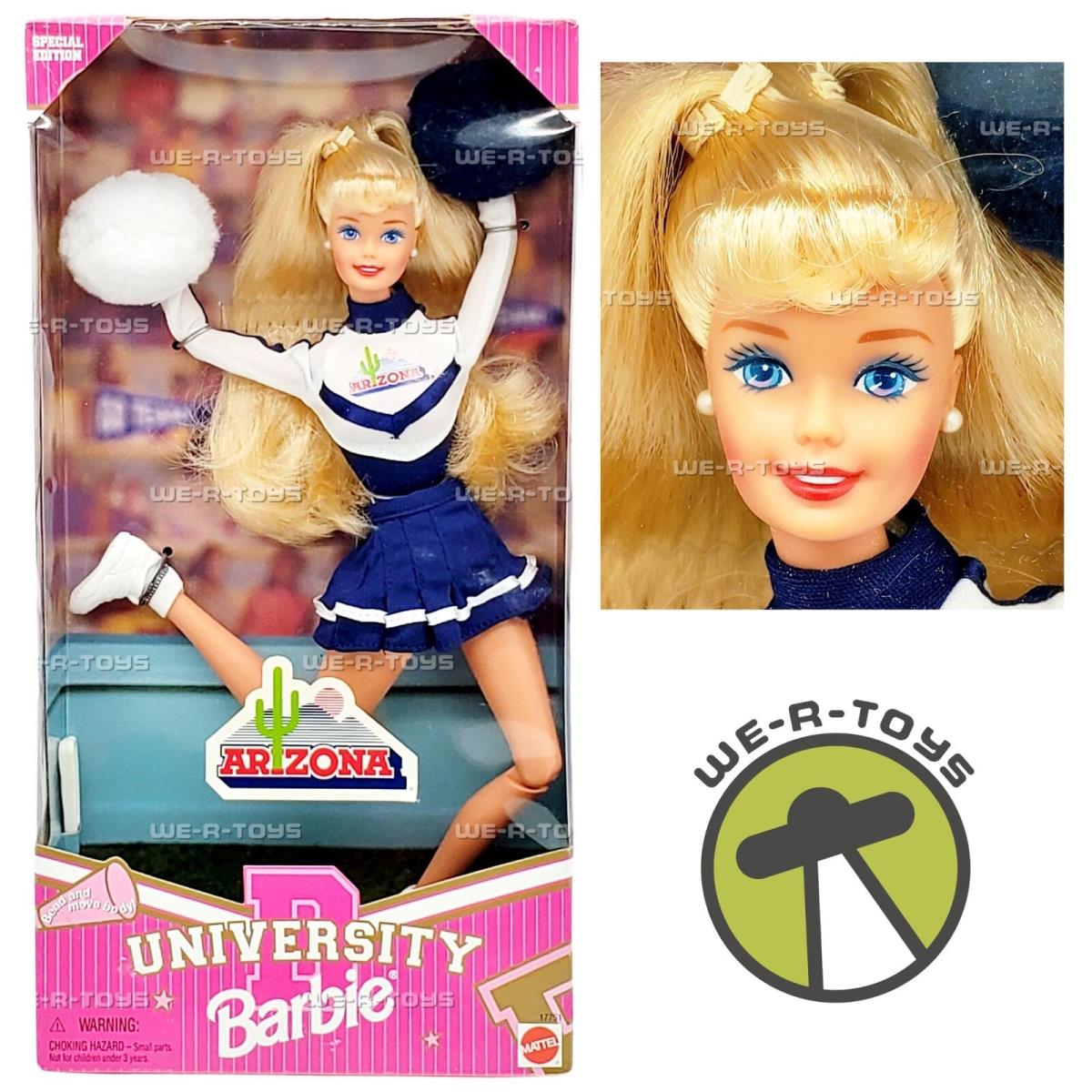 Barbie Arizona University Cheerleader Doll 1996 Mattel 17751