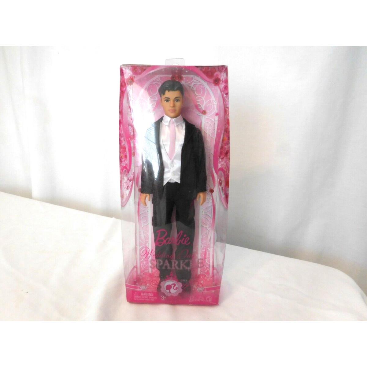 Barbie Wedding Day Sparkle Groom Ken Doll 2008 Mattel