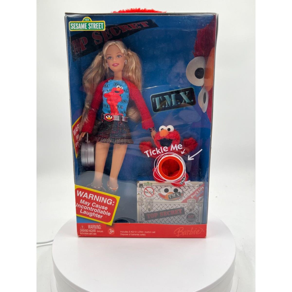 Sesame Street Tickle Me Elmo Barbie Tmx 2006 K5499 Nrfb