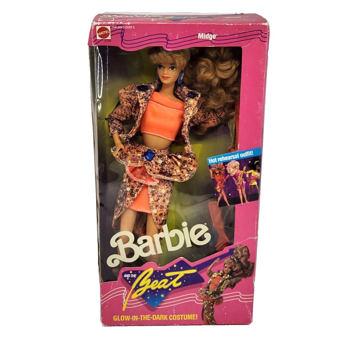 Vintage 1989 Barbie and The Beat Midge Doll 2752 Mattel