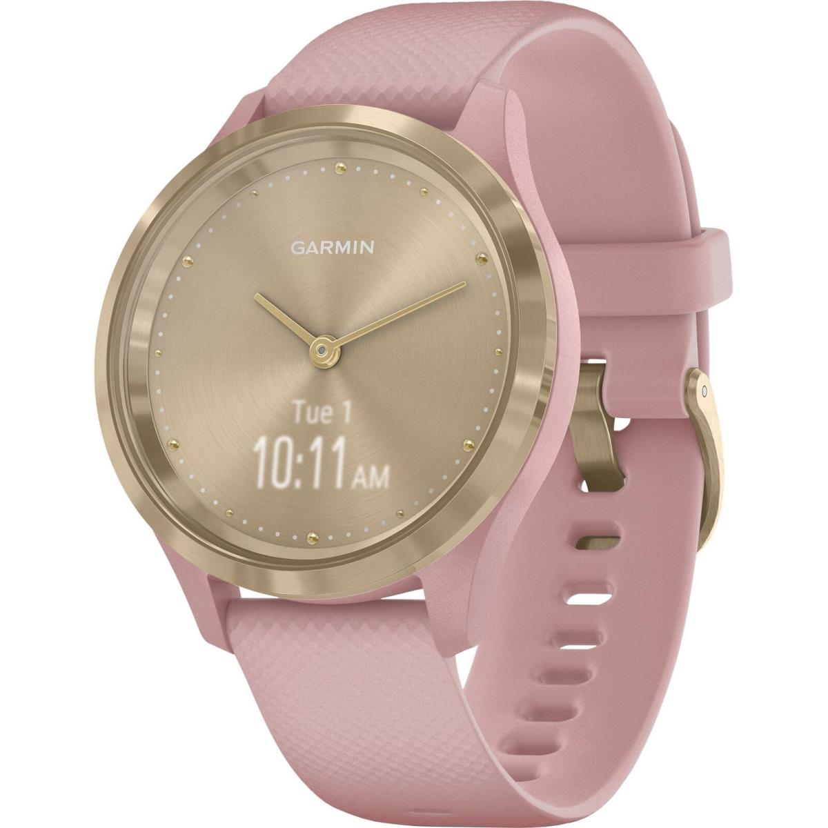 Garmin Vivomove 3S Dust Rose with Light Gold Hardware