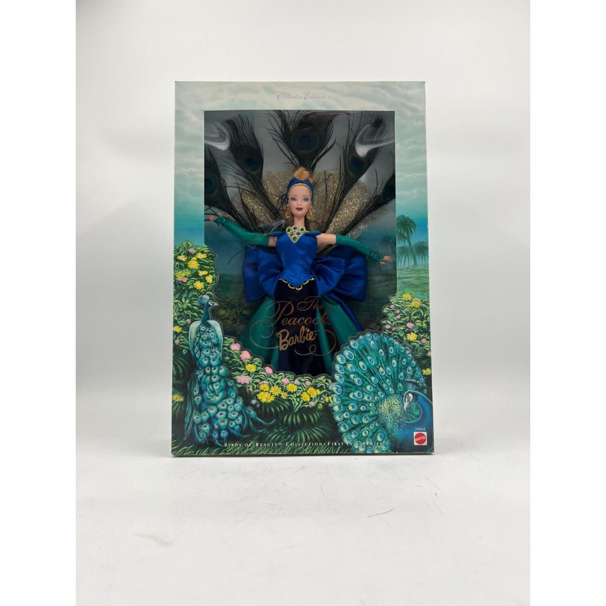 1998 Mattel Birds of Beauty The Peacock Barbie Doll Nrfb 19365 Collector Edition