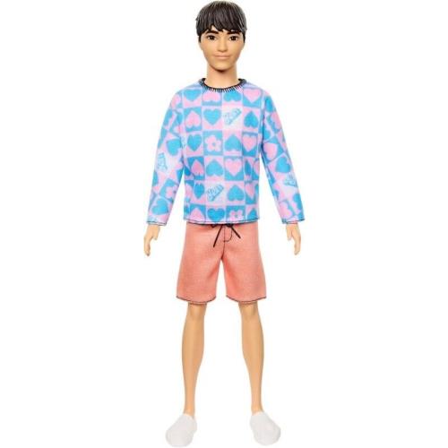 Mattel Barbie Fashionistas Ken Doll 219 with Slender Body HRH24