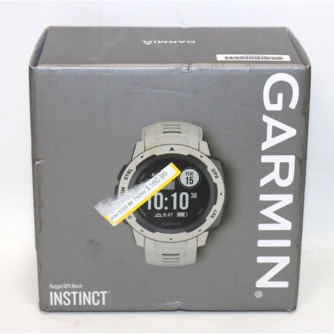 Garmin Rugged Gps Smartwatch Instinct Tundra 010-02064-01 - Gray