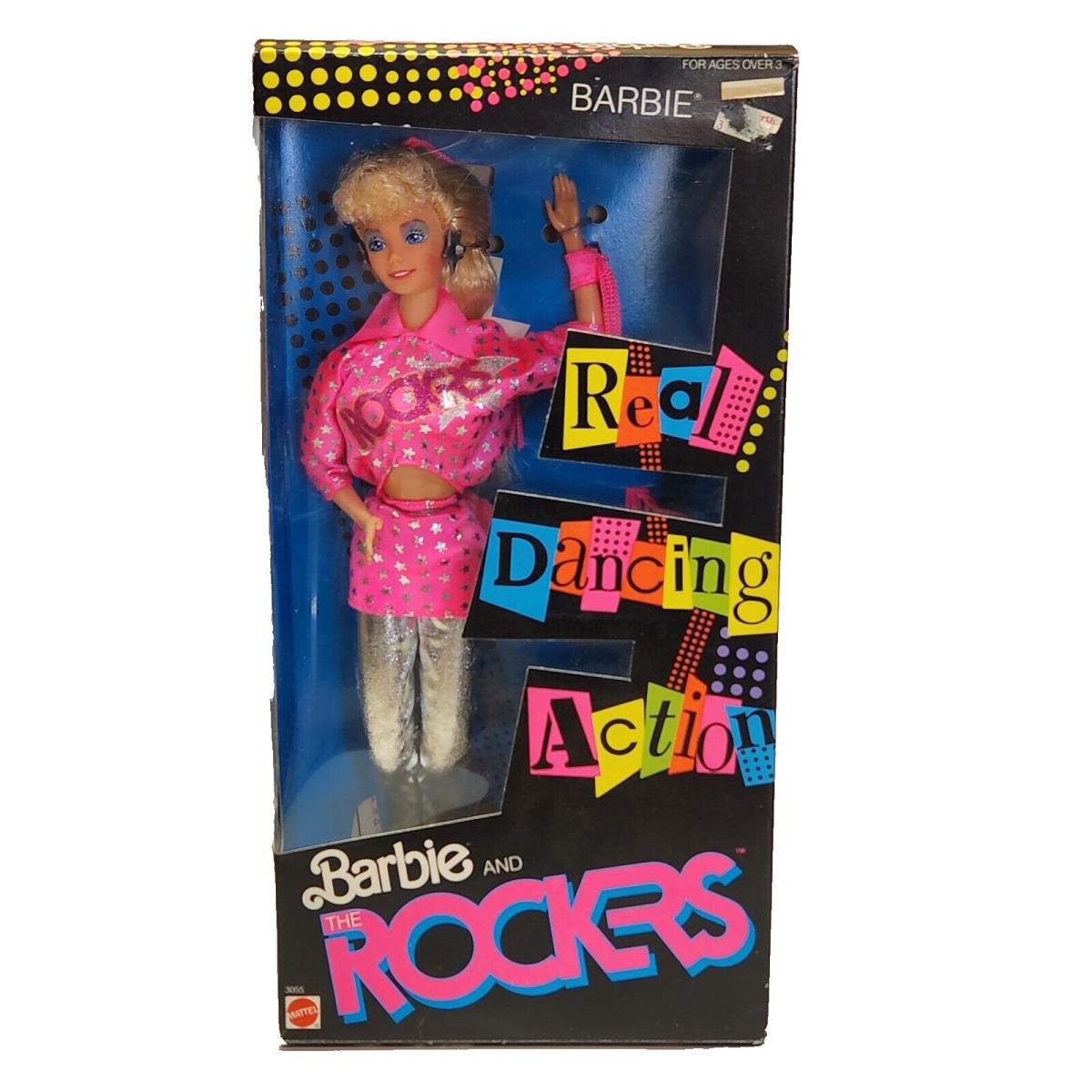 Vintage 1986 Barbie and The Rockers Real Dancing Doll 3055