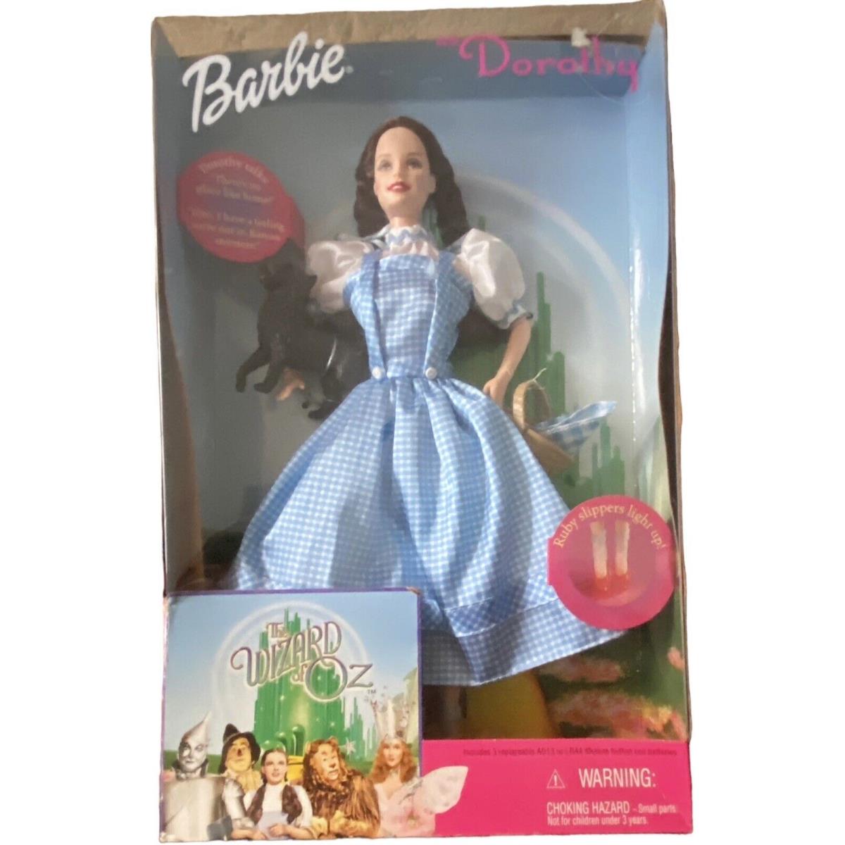 Talking Barbie As Dorothy From The Wizard Of Oz with Ruby Slippers Light Up 1999