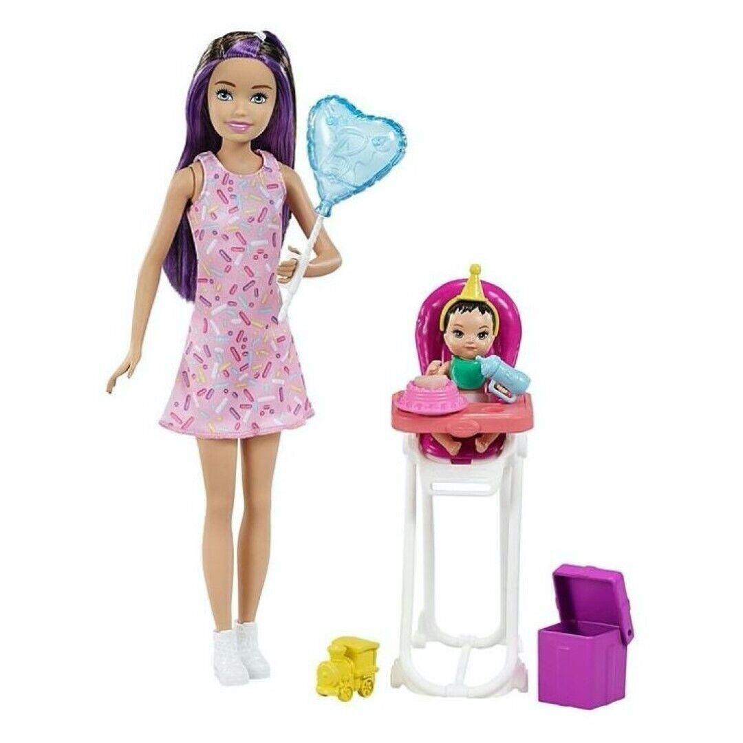 Mattel Barbie Nanny Playset Birthday GRP40