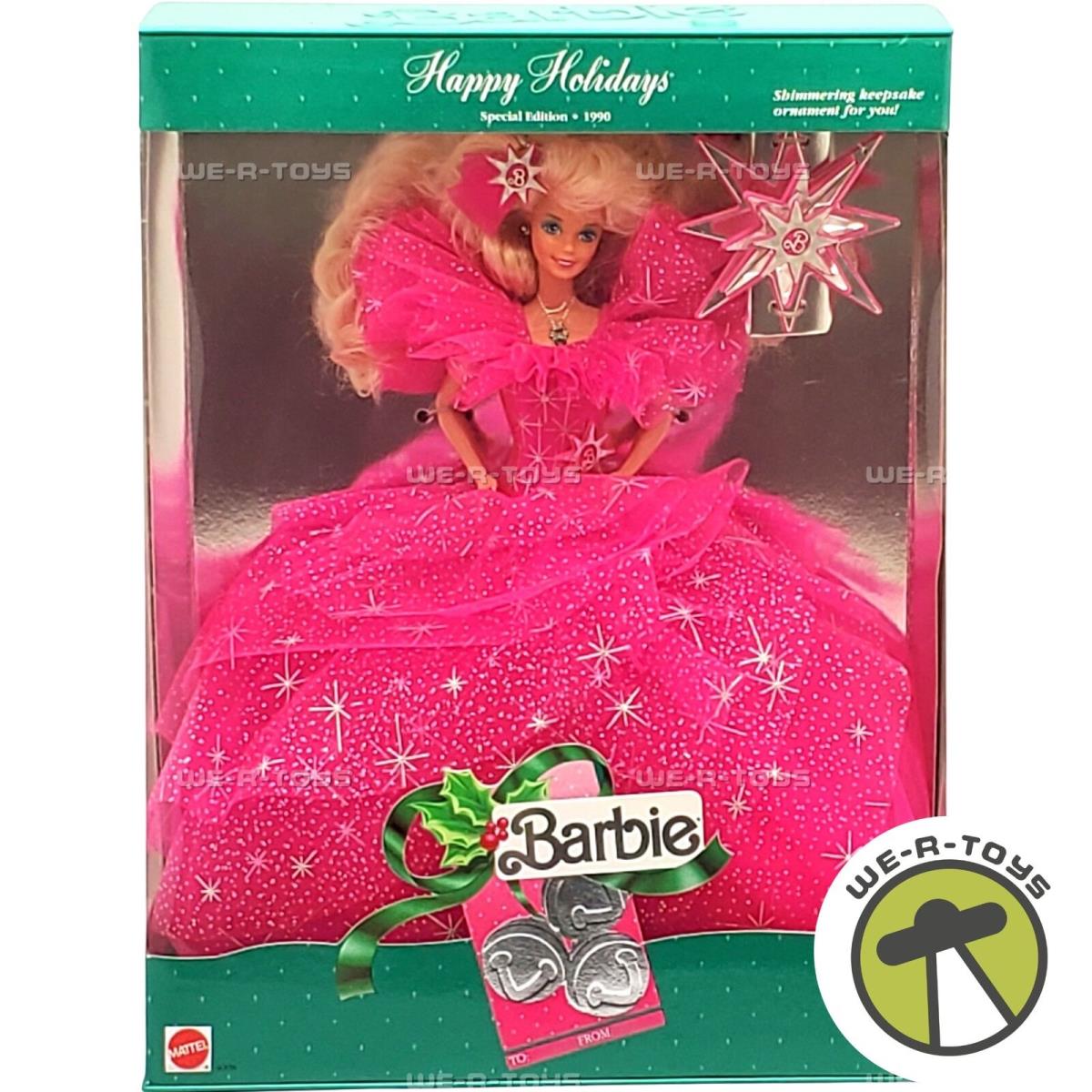 1990 Happy Holidays Barbie Doll Special Edition Mattel 4098