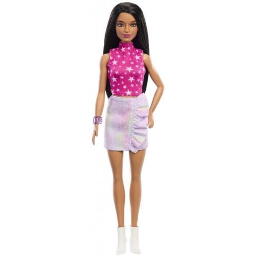 Mattel Barbie Fashionistas Doll 215 with Black Straight Hair HRH13