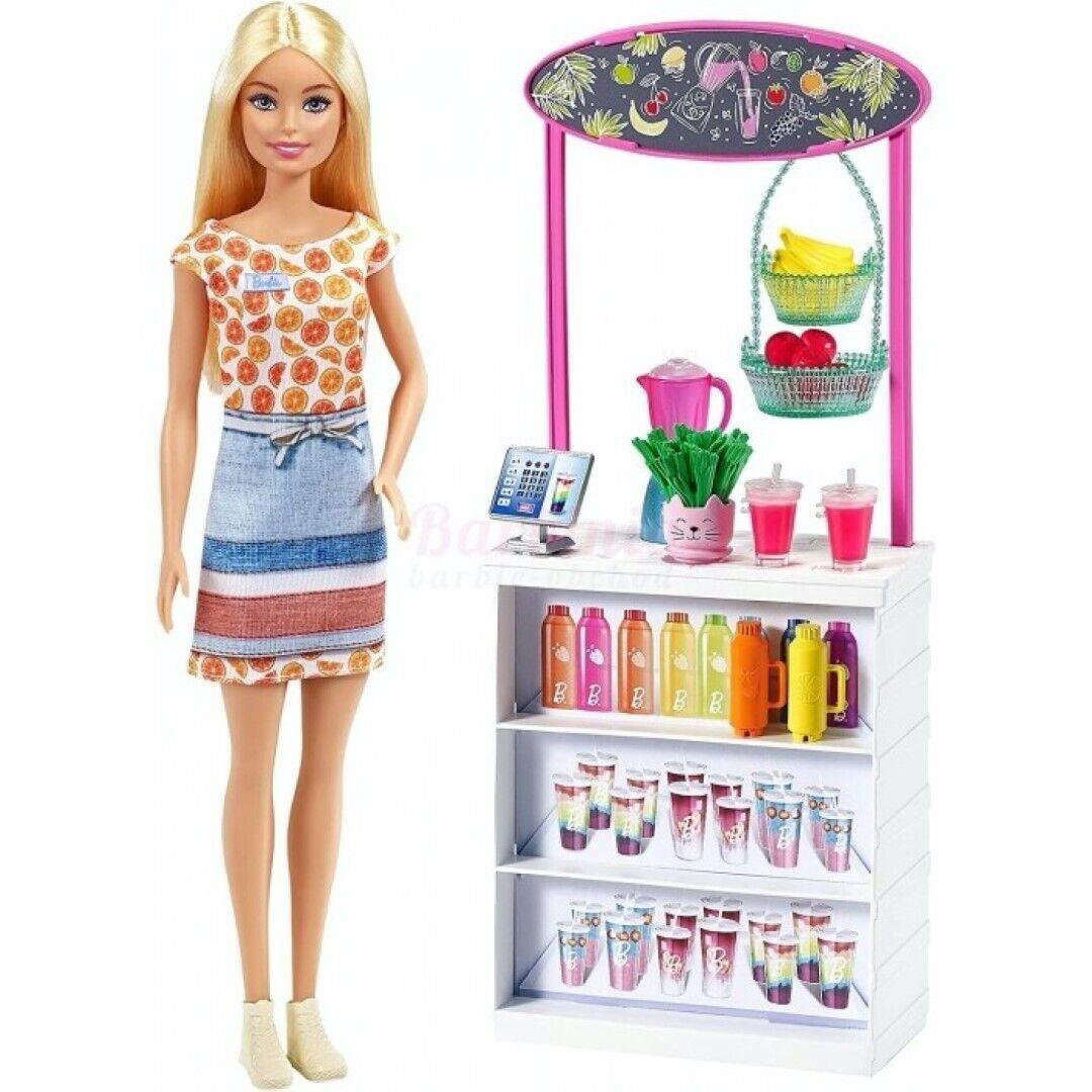 Mattel Barbie Smoothie Stand with Doll GRN75