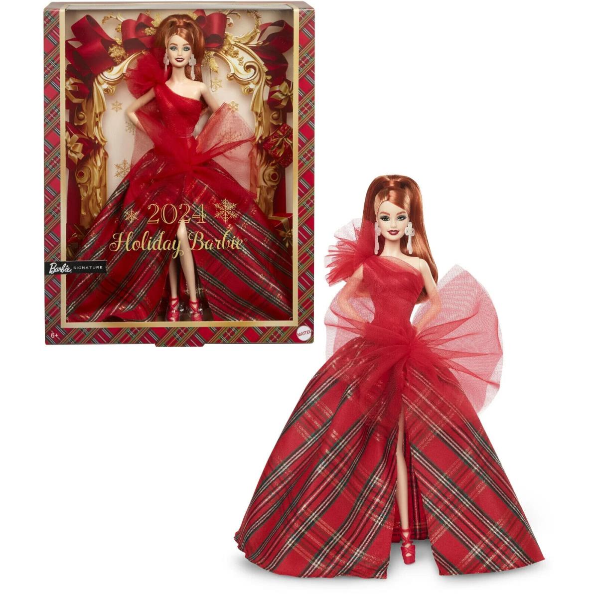 2024 Barbie Signature Holiday Barbie Red Hair Redhead IN Hand