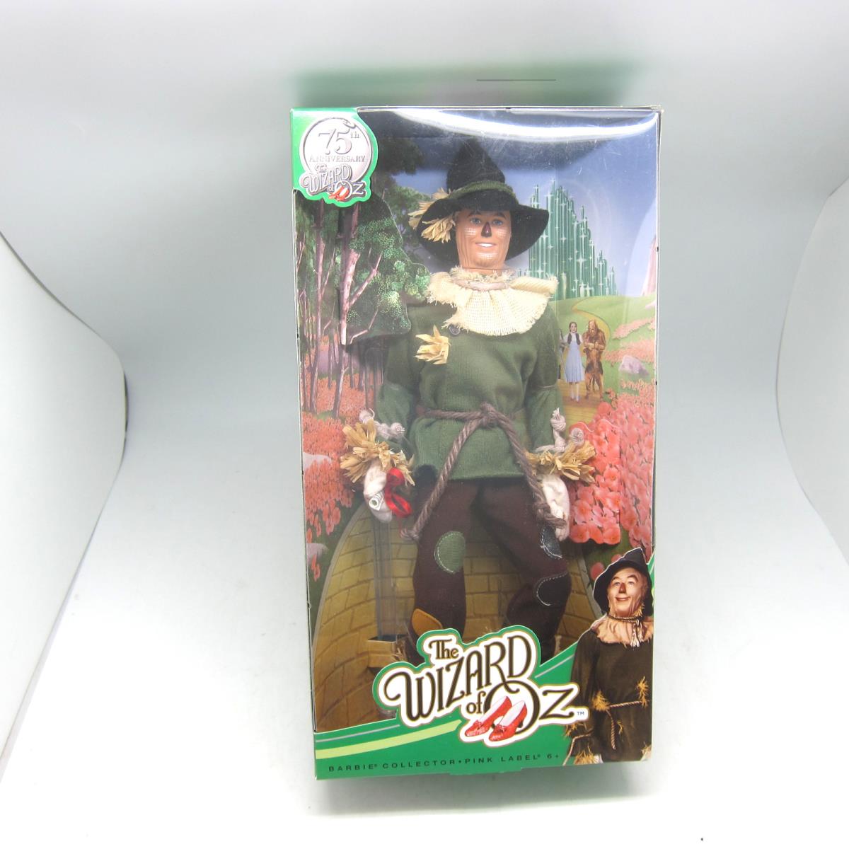 The Wizard Of Oz Barbie Collection Pink Label Scarecrow 75th Anniversary 12