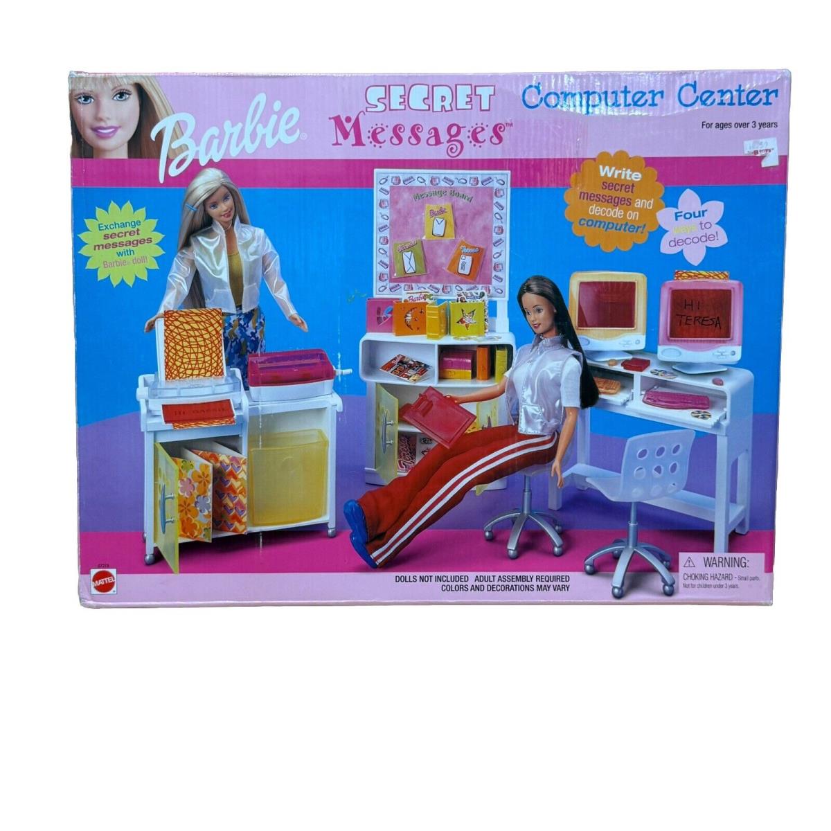 Barbie Secret Messages Computer Center Play Set Mattel 67278