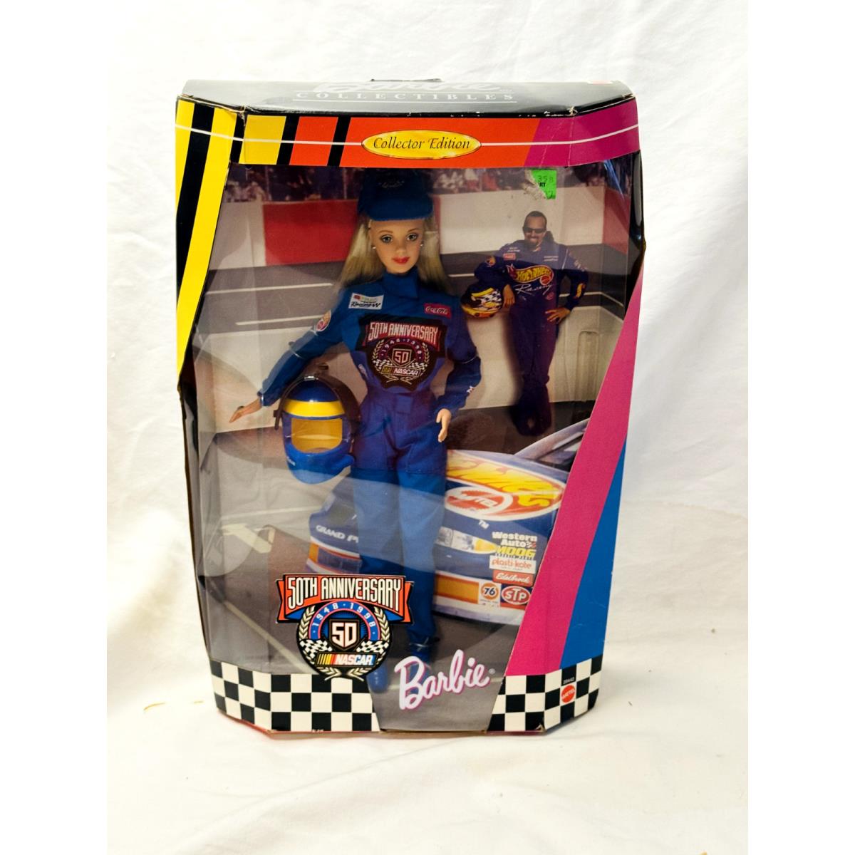 50th Anniversary Nascar Kyle Petty Collectors Edition 1998 Barbie Doll