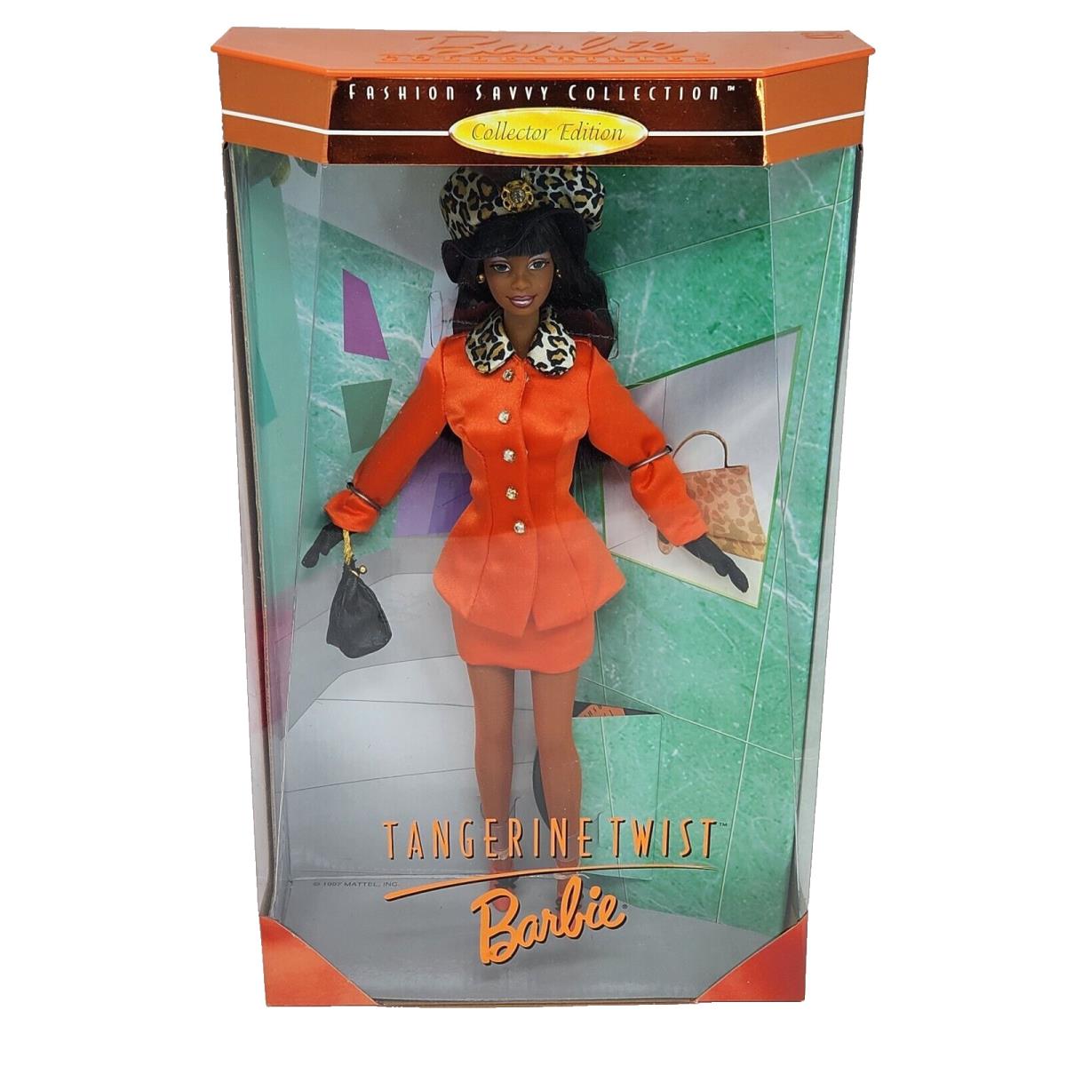 Vintage 1997 Tangerine Twist Black Barbie Doll Mattel 17860