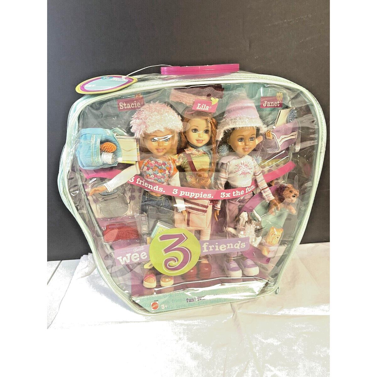 Mattel Barbie Wee 3 Friends Set Stacie Janet Lila Fun Fun Fun