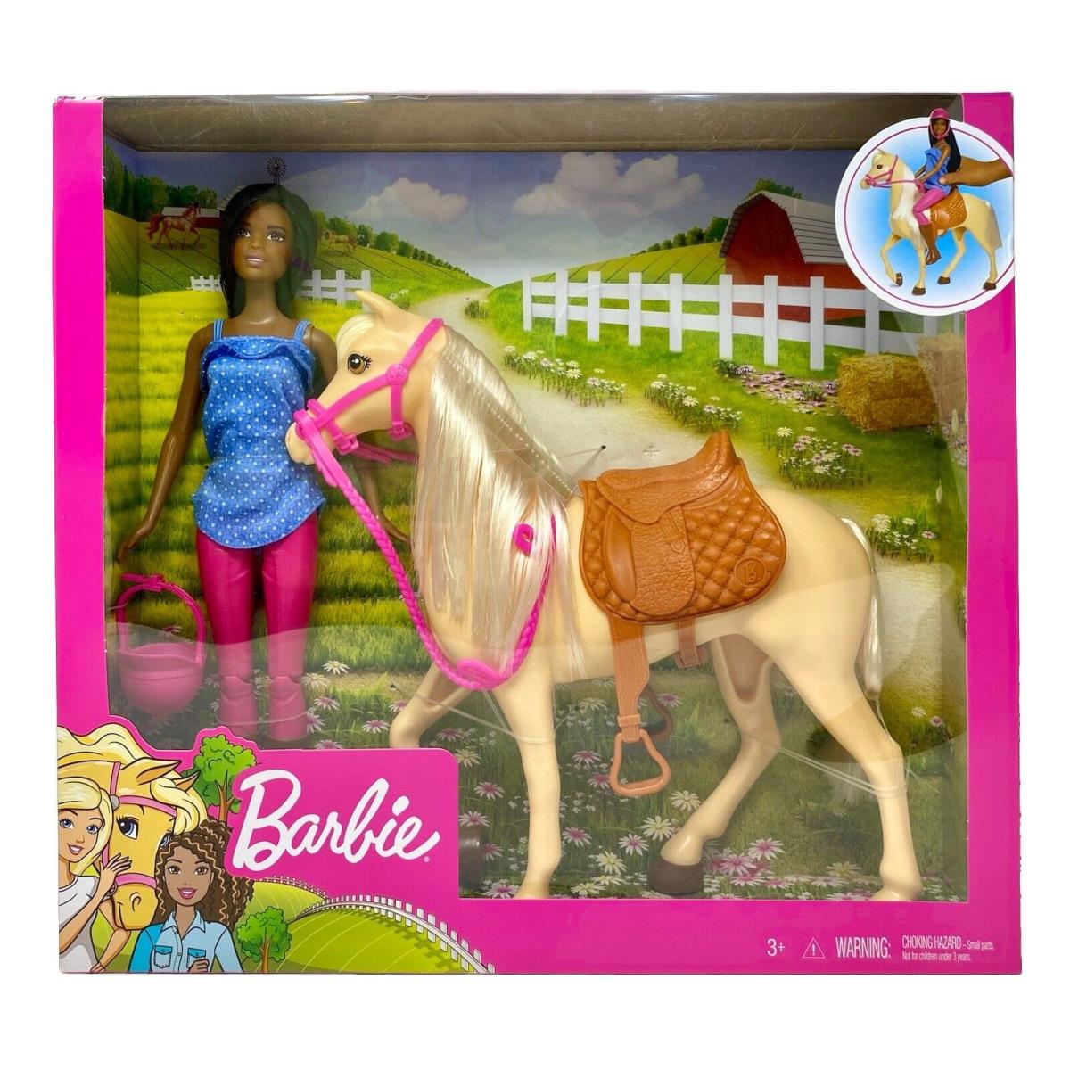 Barbie Doll and Horse Gift Set You Can Be Anything Series 2018 Mattel